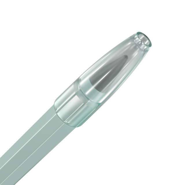 pen, ballpoint, mechanical, doorzichtige dop, doorzichtige body