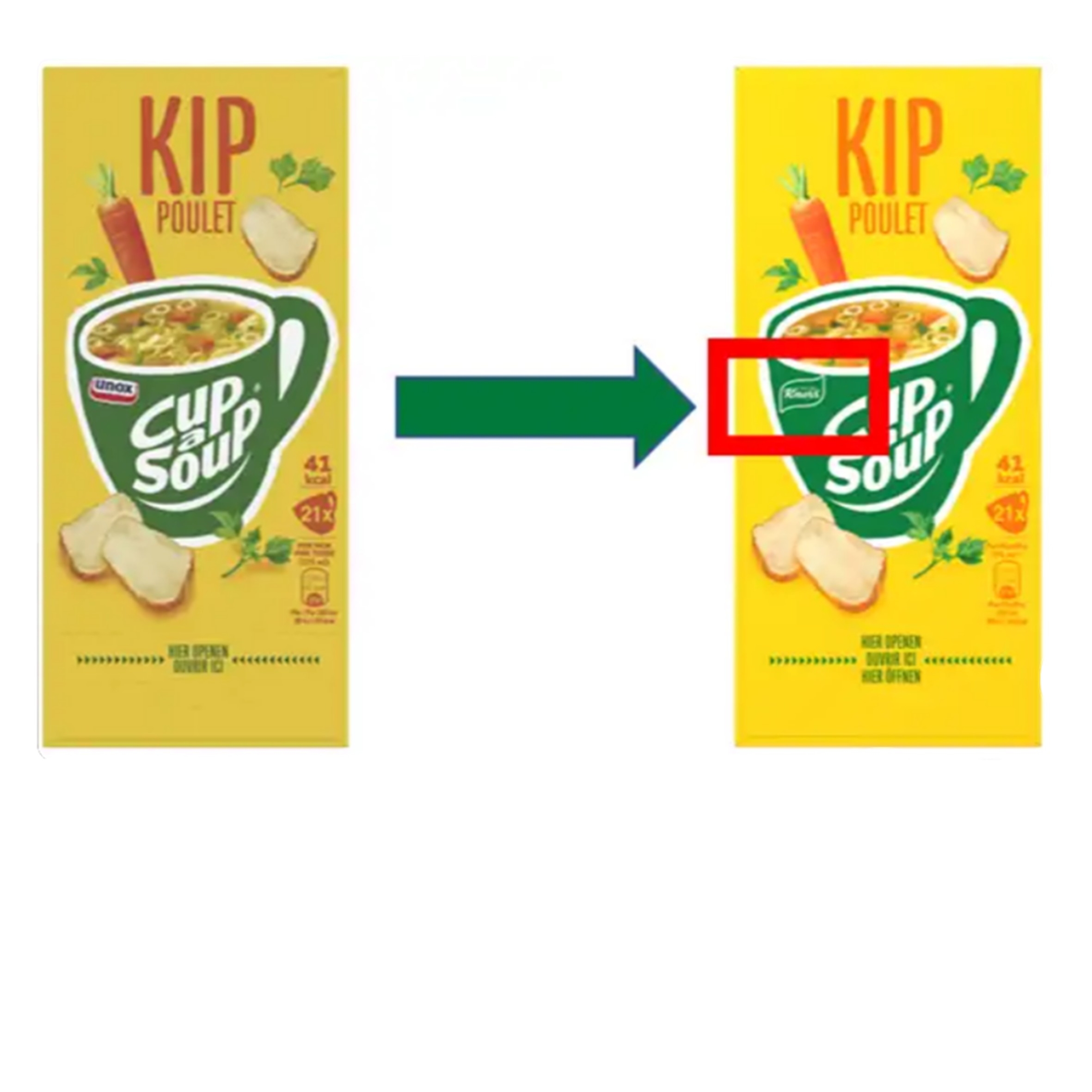Van “Unox Cup-a-Soup” naar “Knorr Cup-a-Soup”: een merk strategische zet Van “Unox Cup-a-Soup” naar “Knorr Cup-a-Soup”: een merk strategische zet