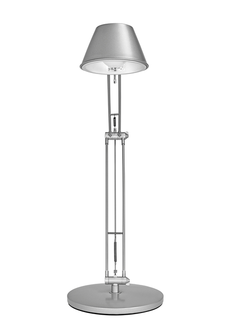 Bureaulamp MAUL Rock LED voet zilvergrijs