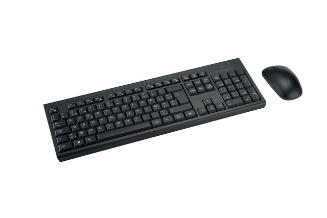 toetsenbord, draadloze muis, zwart, QWERTY-indeling, numeriek toetsenblok