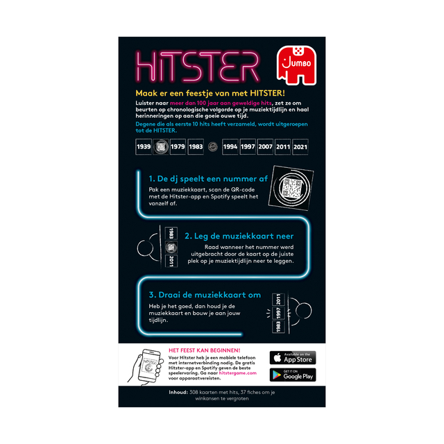 dj-set, muziekkaart, QR-code, playlist, tijdlijn