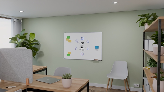 Binnenshuis, Interieurontwerp, Whiteboard, Tafel, Laptop