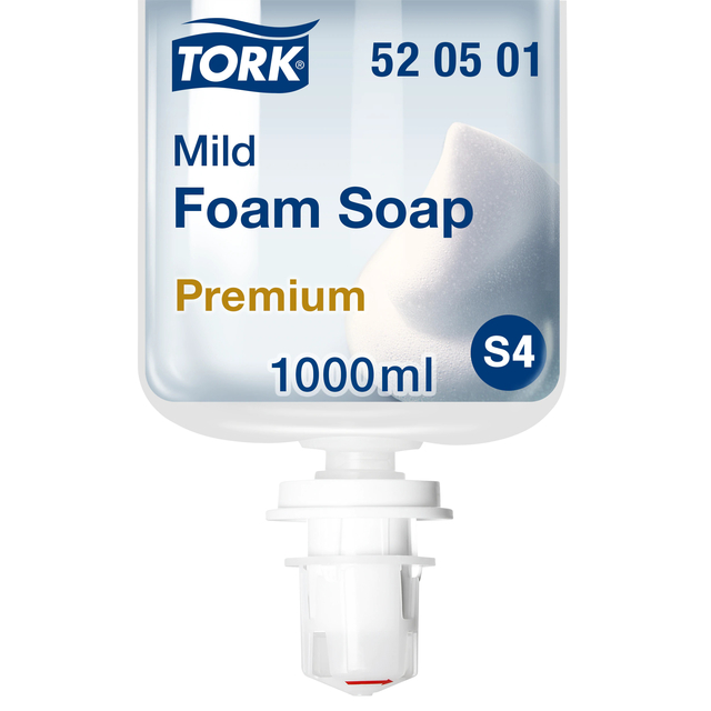 Handzeep Tork S4 foam mild geparfumeerd 1000ml 520501