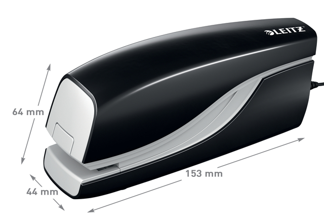 stapler, kantoorapparaat, klemmechanisme, robuuste, zwart