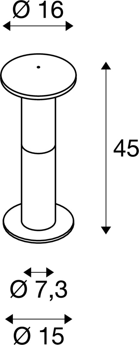 ALPA MUSHROOM 40 steengrijs 1xE27