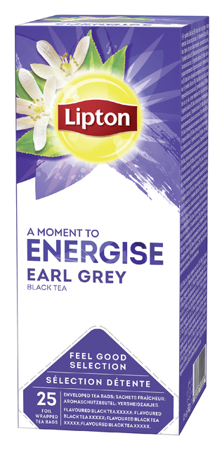 Thee Lipton Energise earl grey 25x1.5gr