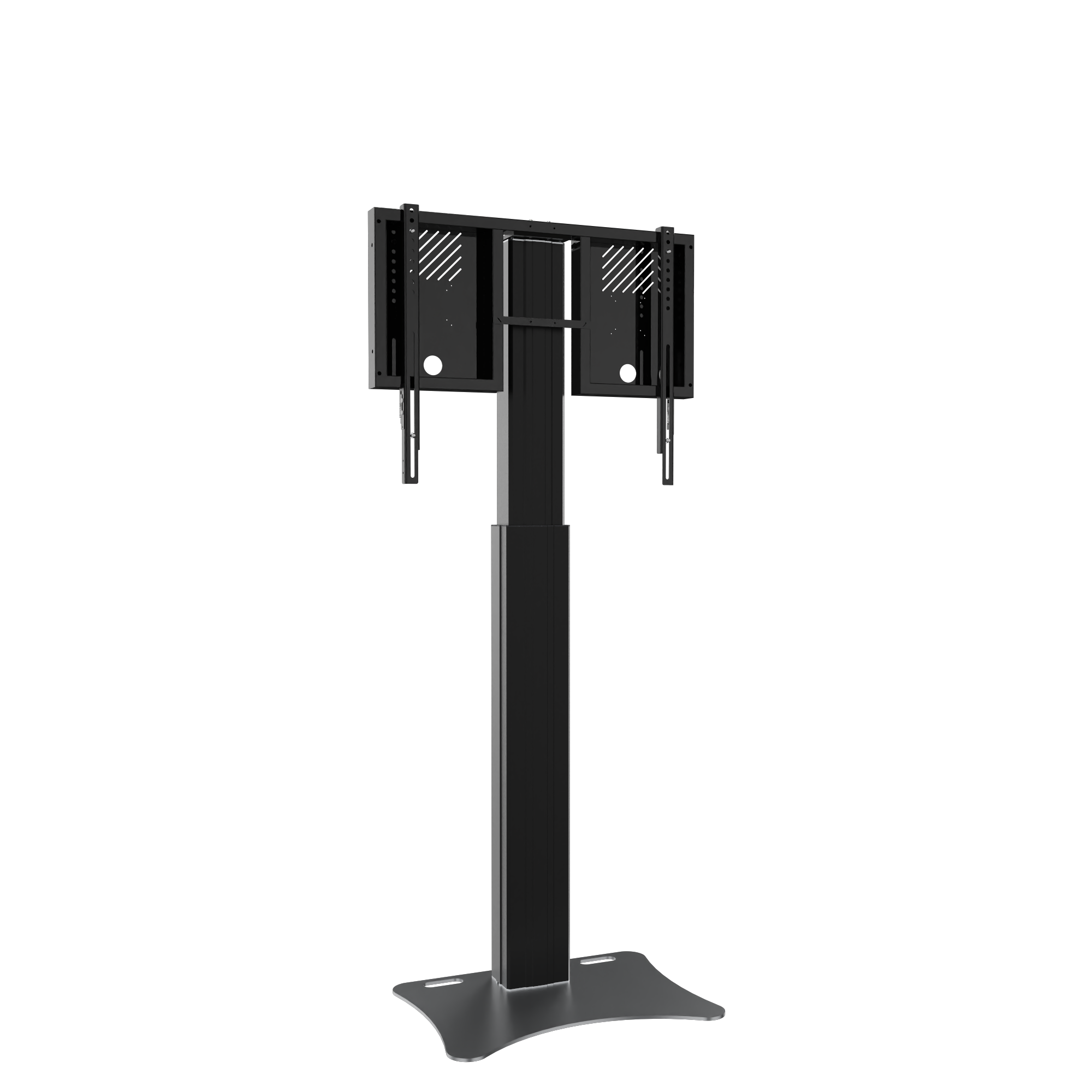 Elektrisch in hoogte verstelbare monitorstandaard en monitorbeugel, Lite serie met 90 cm slag