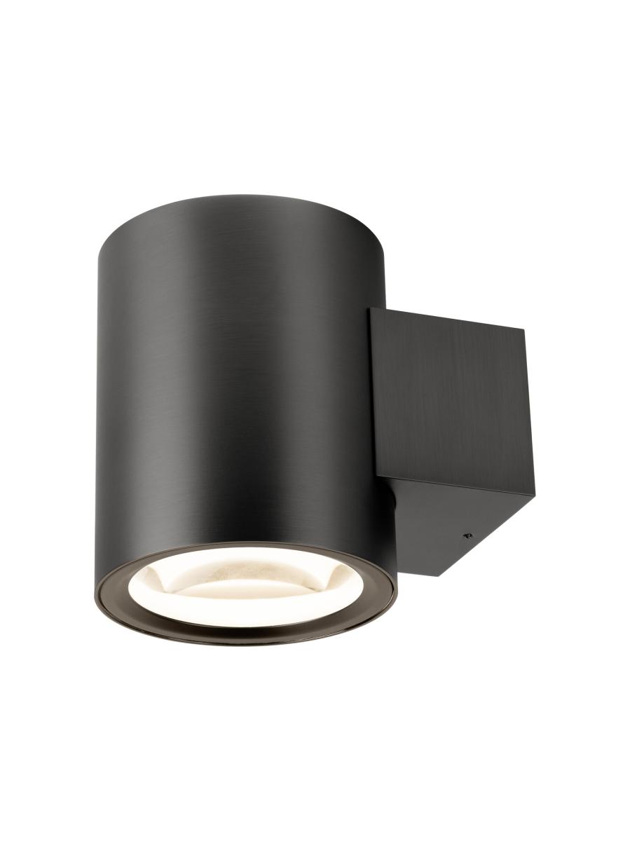 wandlamp, muurlamp, hangend, zwart, spot