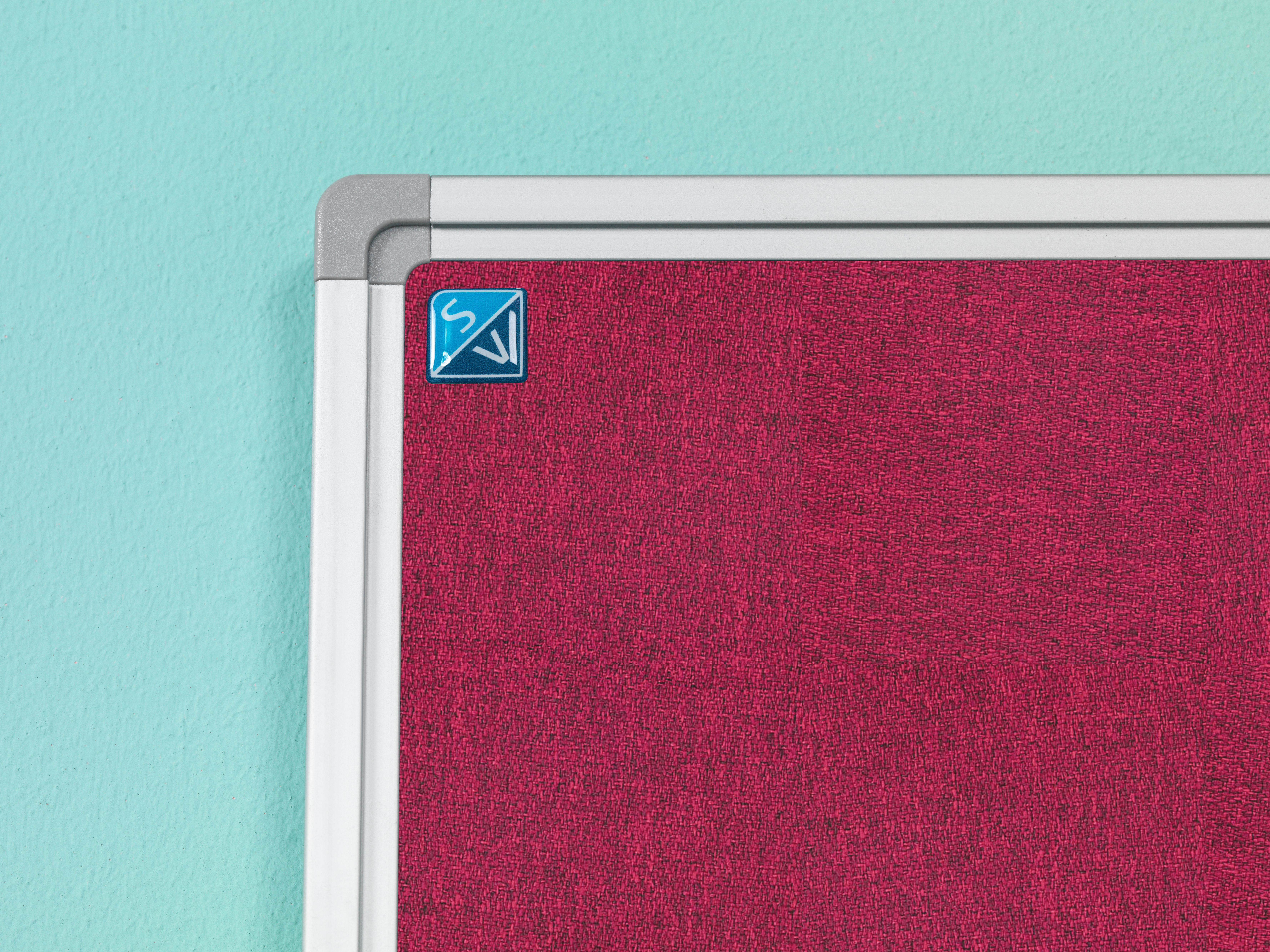 Prikbord "Accent", Softline profiel 16 mm, AK013 - 120x240cm