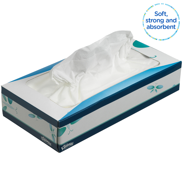 Facial tissues Kleenex 3-laags standaard 12x72stuks wit 8824