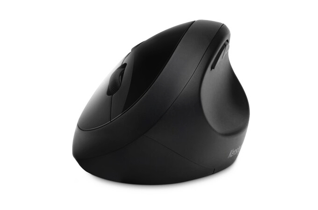 muis, draadloze muis, ergonomisch, zwart, opladerstand/oplader-base