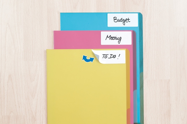 notitiemap, klebband, mappenset, kantoor, kleurig