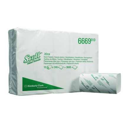 Kimberly Clark Scott Handdoekjes I-fold 1lgs Wit 15x240vel
