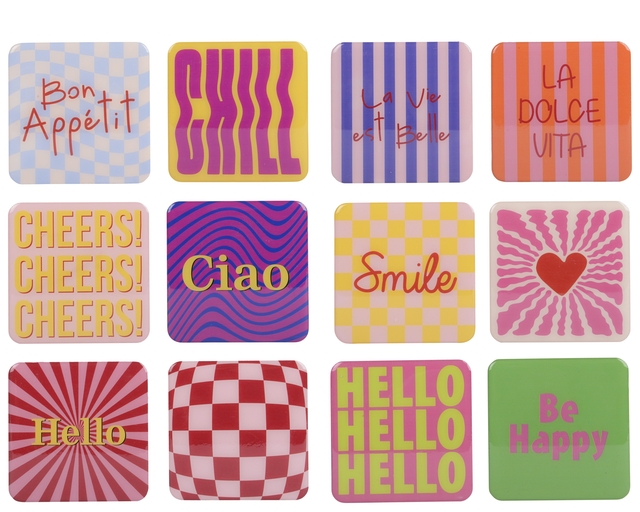 kookvreugde, bordspel, coaster, speelbord, decoratief