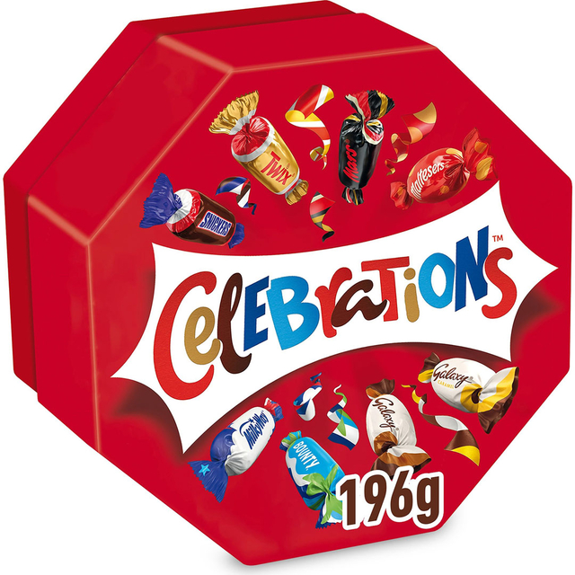 chocolade, bonbons, wrap, rood, 196g