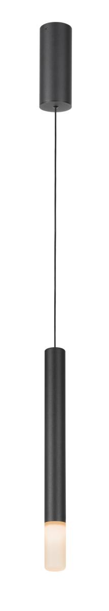 hanglamp, pendel, zwart, langwerpig, LED