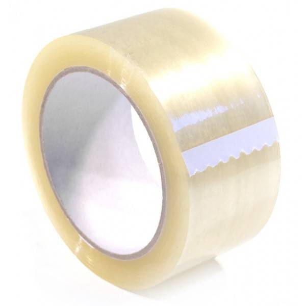 Tape Plakband PP 50mmx66m transparant pak 6 rol