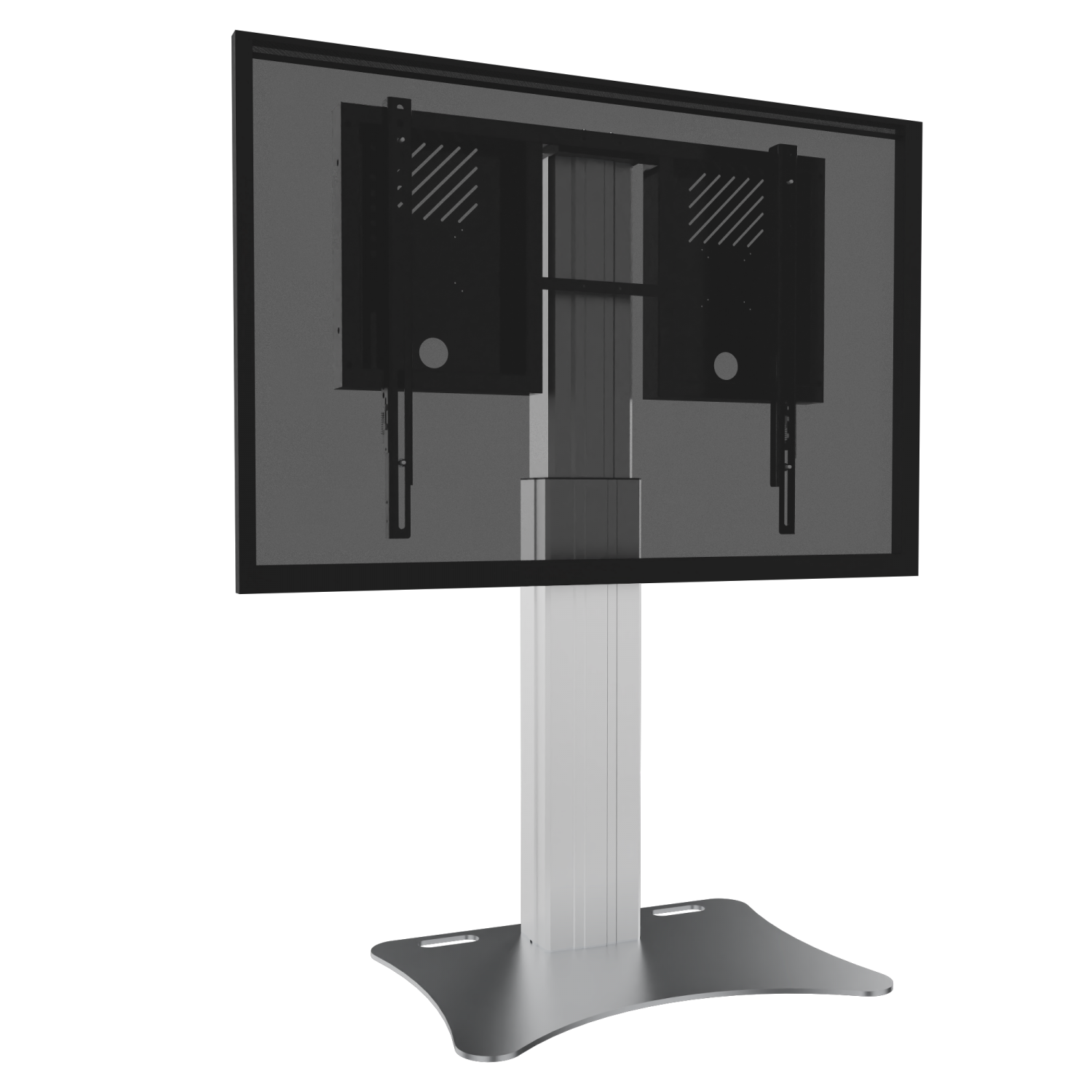 Elektrisch in hoogte verstelbare monitorstandaard en monitorbeugel, Lite serie met 50 cm slag