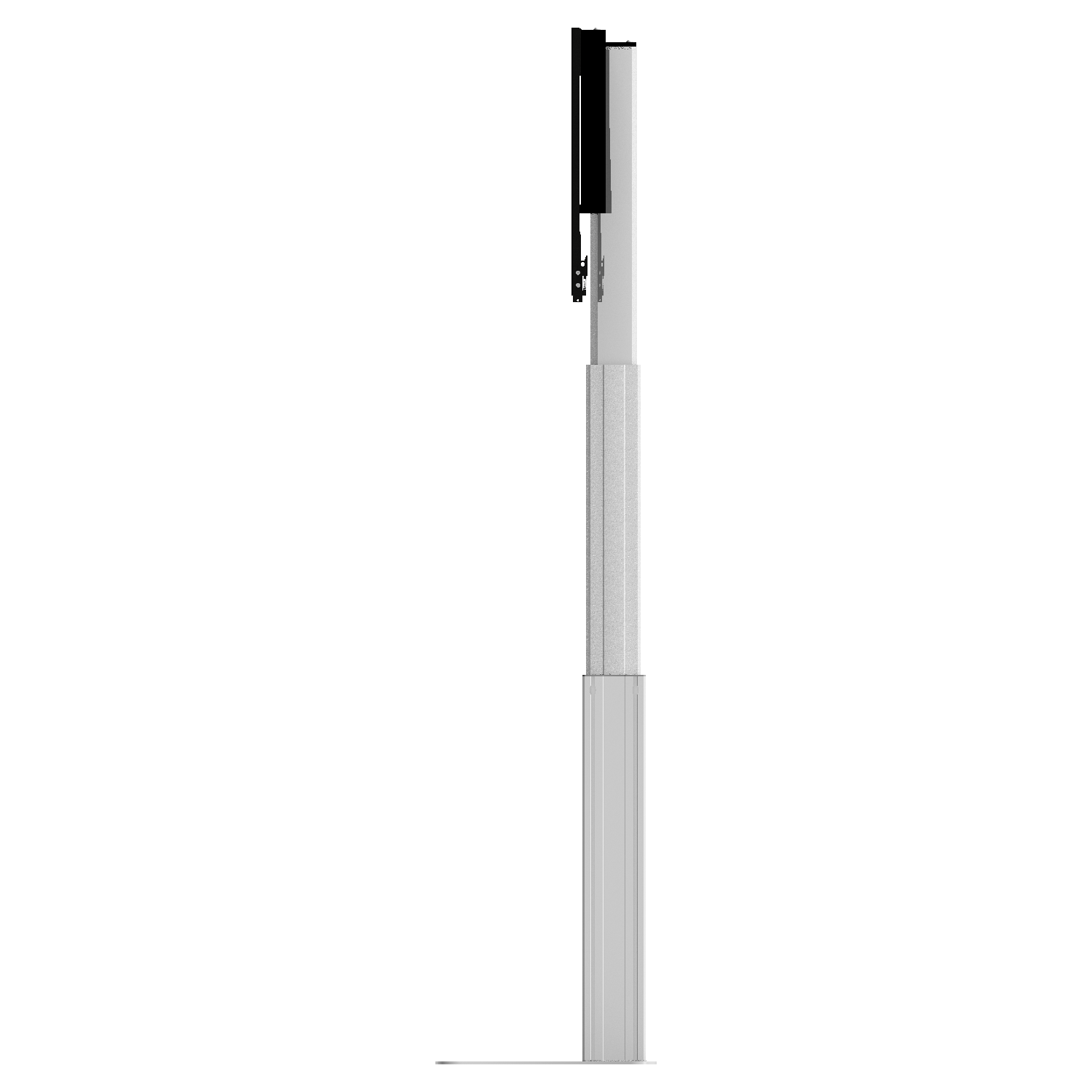 Elektrisch in hoogte verstelbare monitorstandaard met 140 cm slag