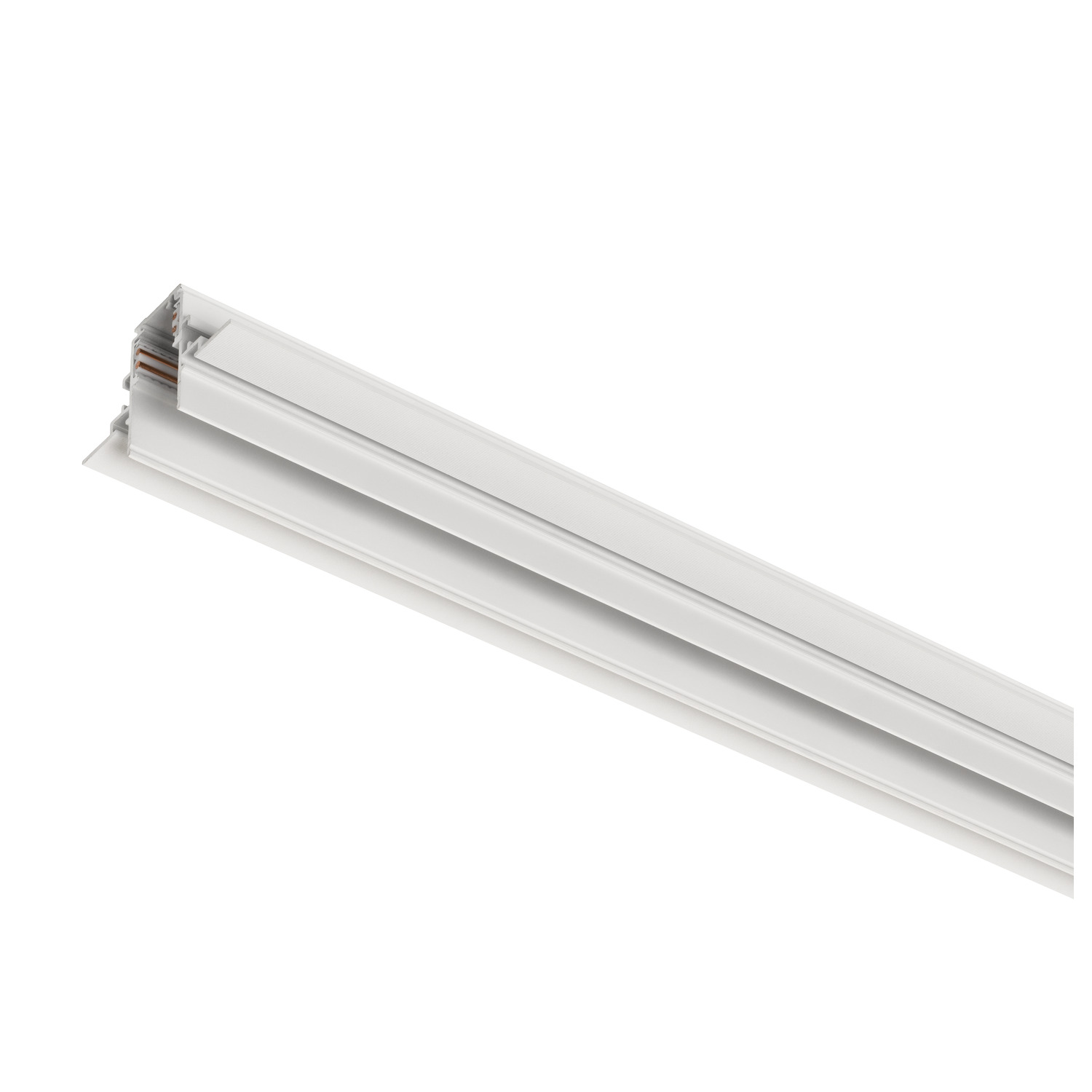2m inbouwrail, 48V TRACK, wit, DALI