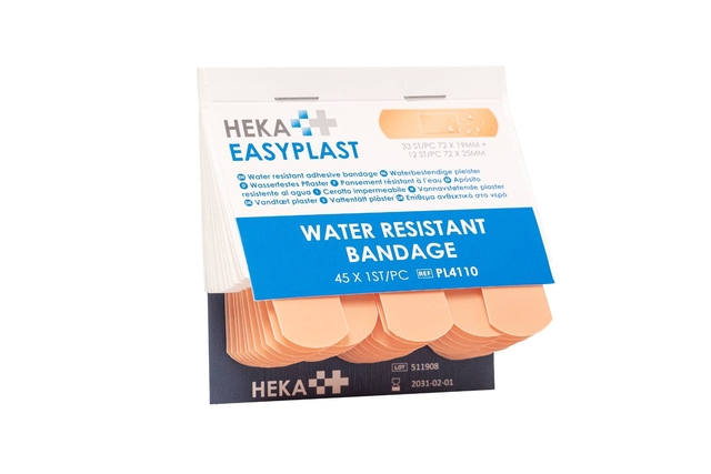waterproof bandage, verband, pleister, plaatjes?, HEKA EASYPLAST