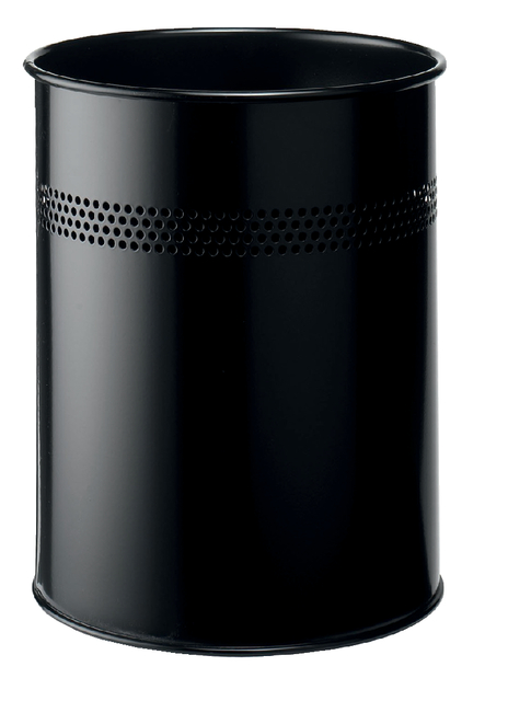 Papierbak Durable 3300-01 15 liter 30mm perforatie zwart