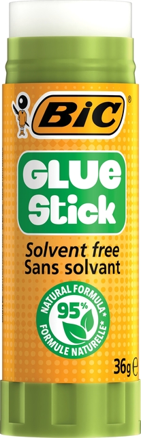 glue stick, solvent free, solventvrij, stiftlijm, oranje label