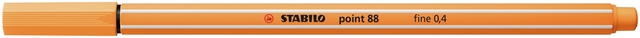 Fineliner STABILO point 88/85 fijn papaya