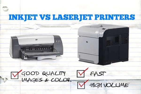 Laserprinter of inkjet printer, wat is kostenefficiënter? Laserprinter of inkjet printer, wat is kostenefficiënter?