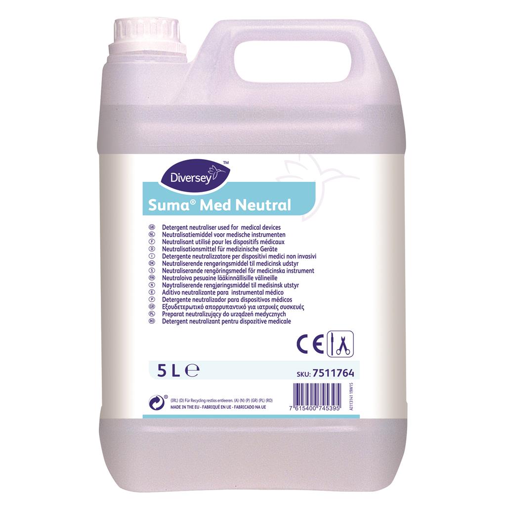 Diversey Suma Med Neutral Neutralisatiemiddel can 5 ltr