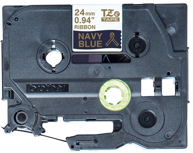 kassahaar, tape label, tape cassette, navy blue, 24mm ribbon