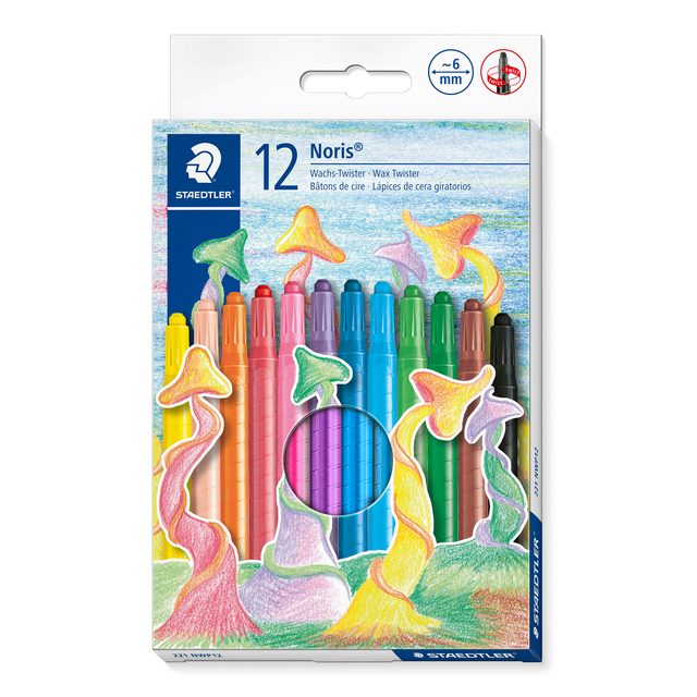wax-twister, 12-pack, colorful-markers, crayons, art-supplies