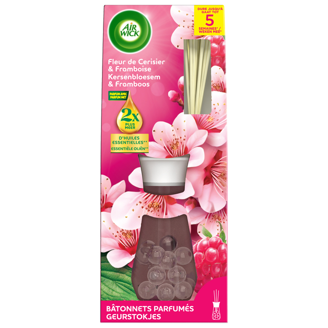 air wick, reed diffuser, fragrance, pink packaging, floral