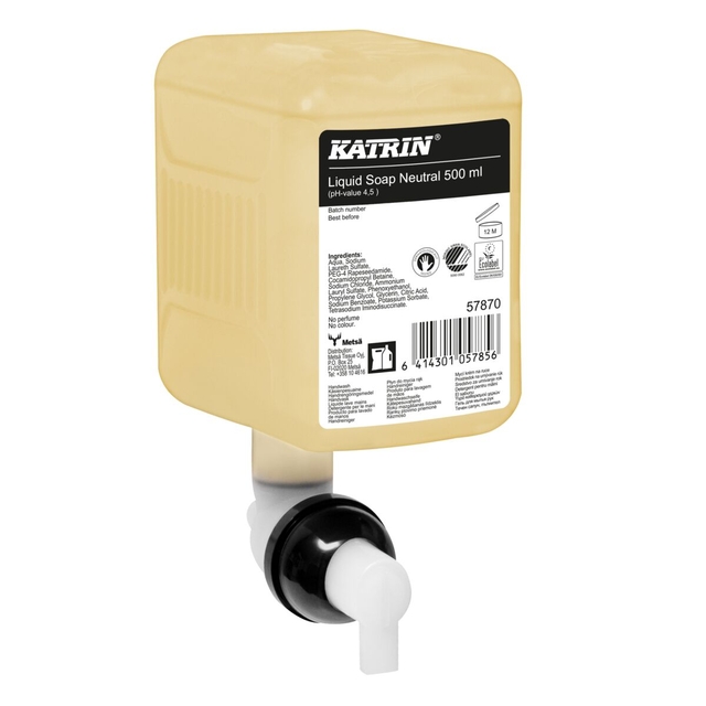 zeepdispensor, handgelfles, 500 ml, neutraal, krasvrij