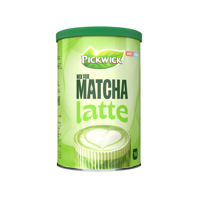 matcha, latte, mix for, hot, instant powder