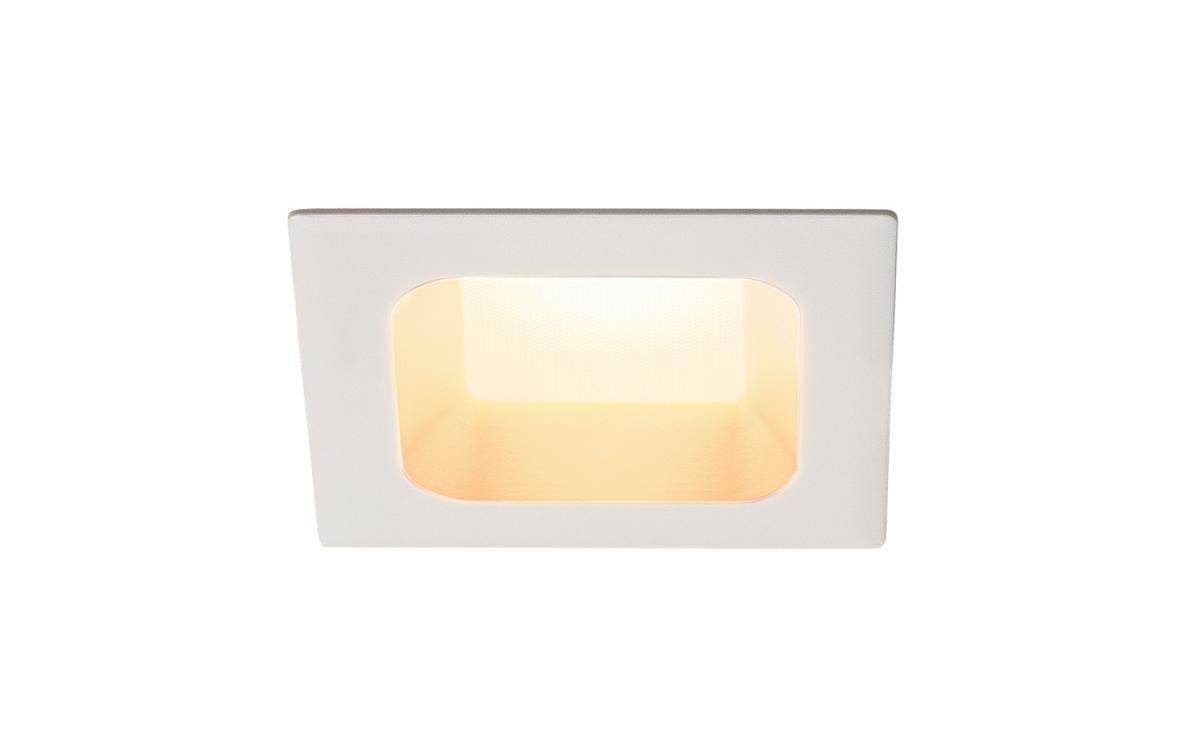 inbouwlamp, led, spot, gemonteerd, wit