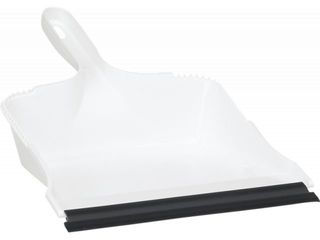 Vikan Stofblik Kunststof Rubberrand Wit 208x317mm per stuk