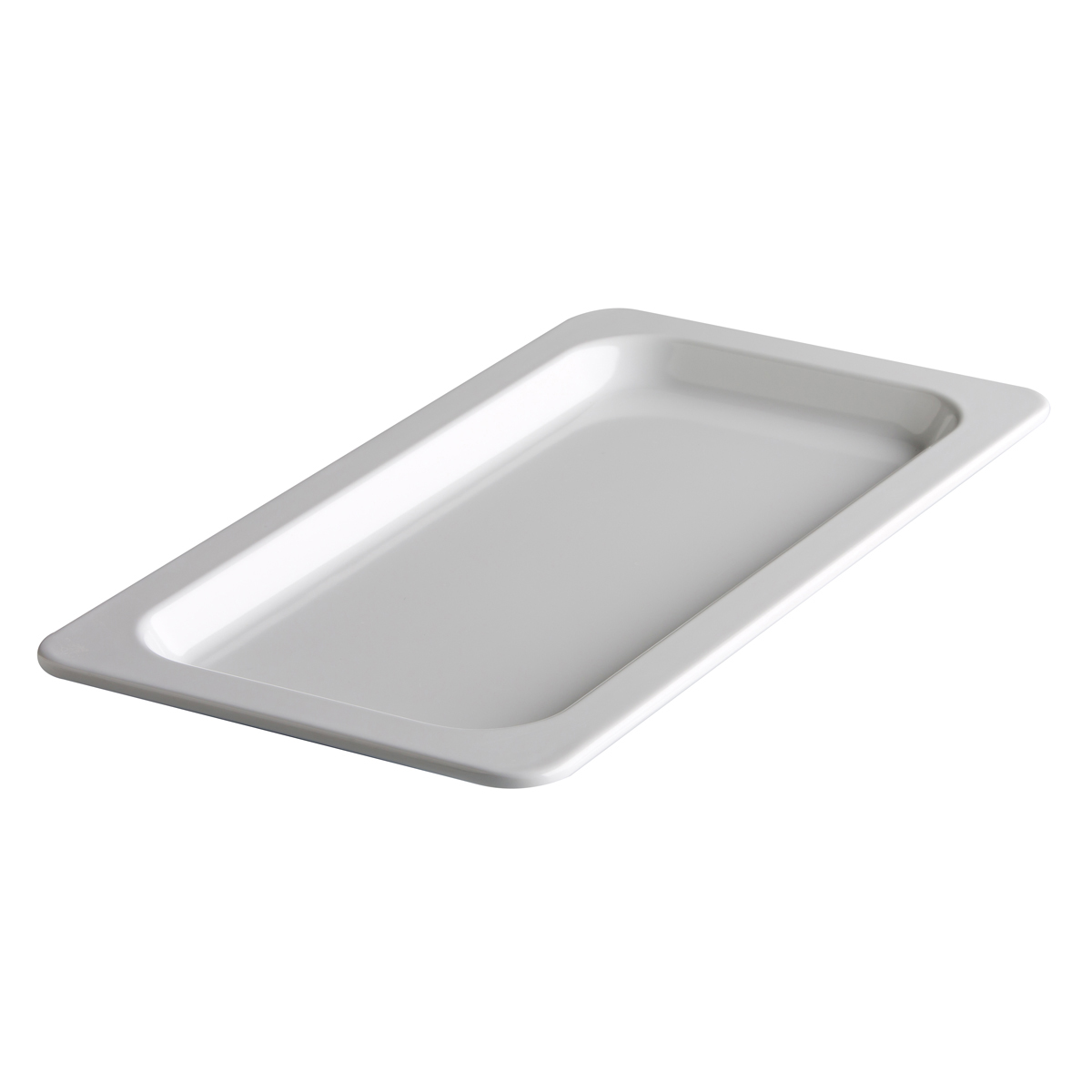 Schaal Melamine 1_4 265x160x20mm Wit doos 6 stuks