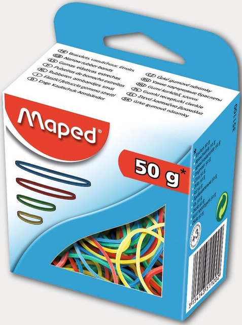 rubber bands, elastic bands, bracelets, colorful, 50 g
