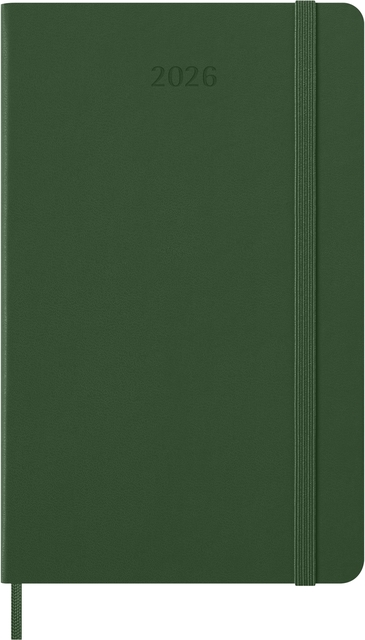 Agenda 2026 Moleskine 12M Planner Weekly 7dagen/1pagina large hc myrtle green