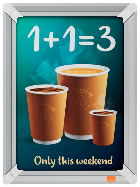 koffie, koffiekop, papier, bord, reclamebord