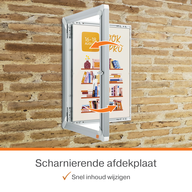 deurscharnier, scharnierende afdekplaat, poster, magazinerekken, kantoordecoratie
