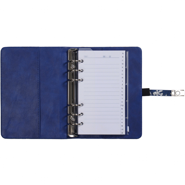 Organizer Kalpa Personal inclusief agenda 2026/27 7dagen/2pagina's bloemenzee blauw