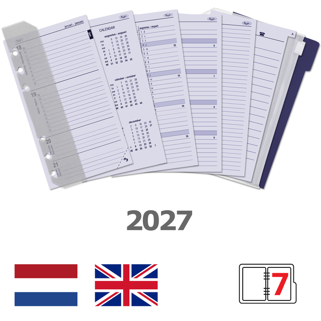 agenda, planning, kalender, jaar 2027, documenten