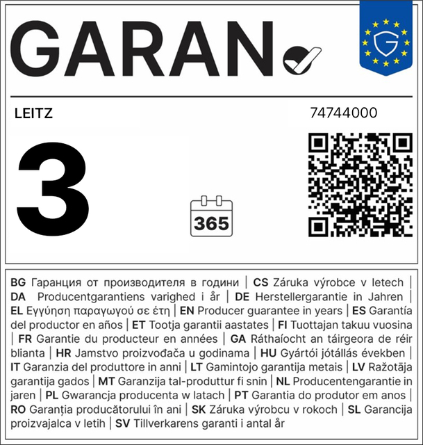 garantietiket, loft, 3 jaar, 365 dagen, geenappa