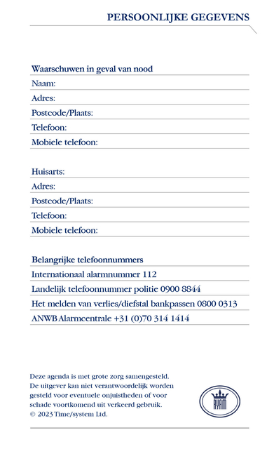 Agenda 2027 Ryam Memoplan 7 Plus Mundior 7dagen/2pagina's assorti