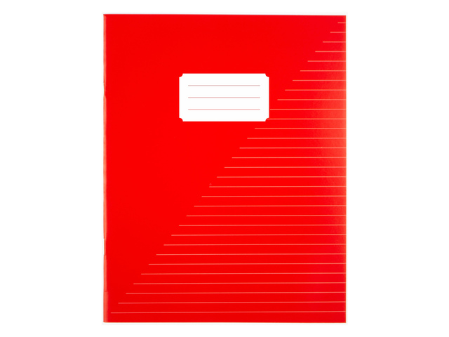 rode map, notitieboek, orange color, lijnen patroon, cv