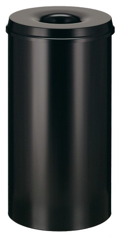 VepaBins Vlamdovende Papierbak 50ltr grijs_zwart