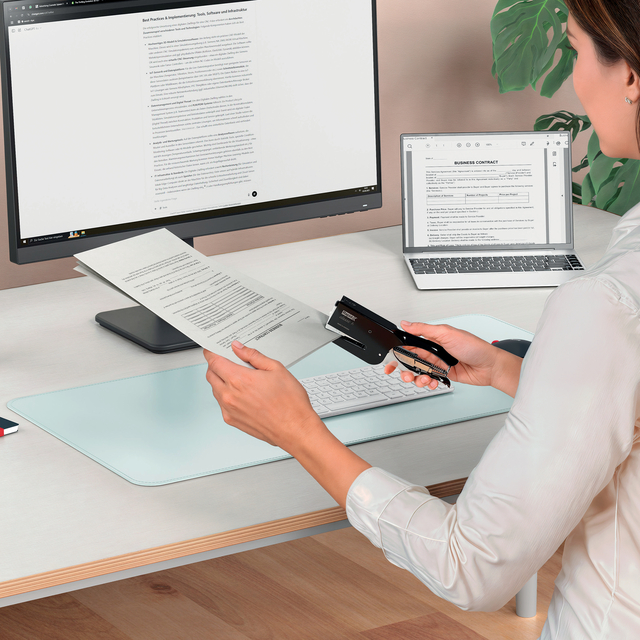 document, bureauwerk, kantoor, contract, lezen documenten